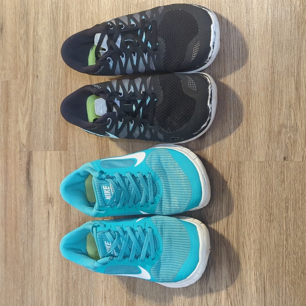 Nike Free runs 4.0 and 5.0 (2 pairs together)